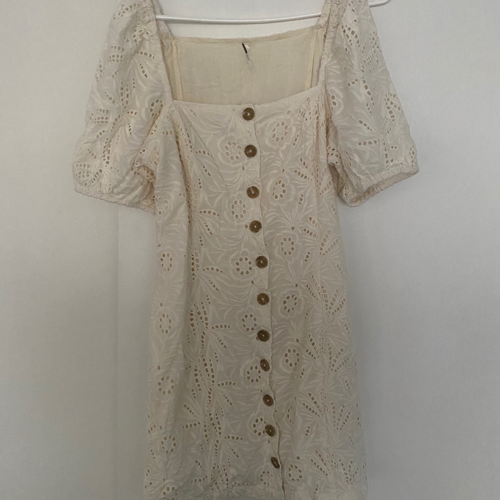 Free People white summer dress